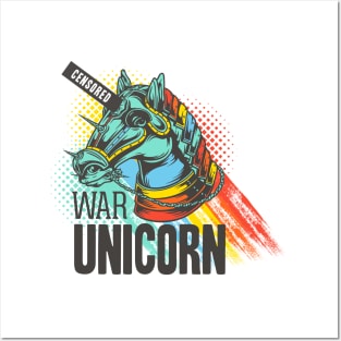 War Unicorn Posters and Art